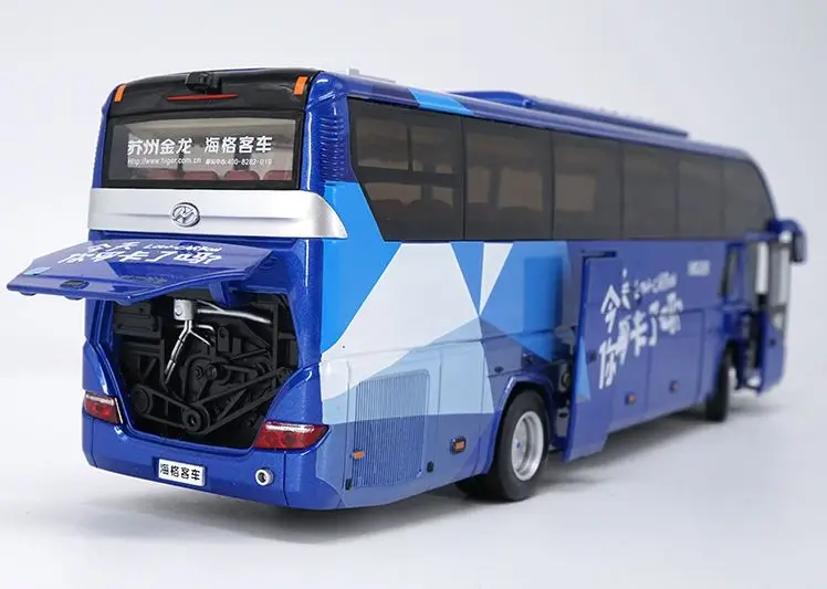 Сплавочная модель подарок 1:42 весы KingLong/Higer H92 KLQ6125B путешествия транзитный автобус литая машинка игрушечной модели коллекции украшения