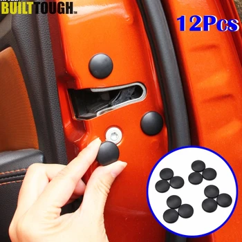 

12Pcs Universal Car Door Lock Screw Protector Sticker Cover Cap Anti-Rust Waterproof Accessories Trim Screws Covers New Styling