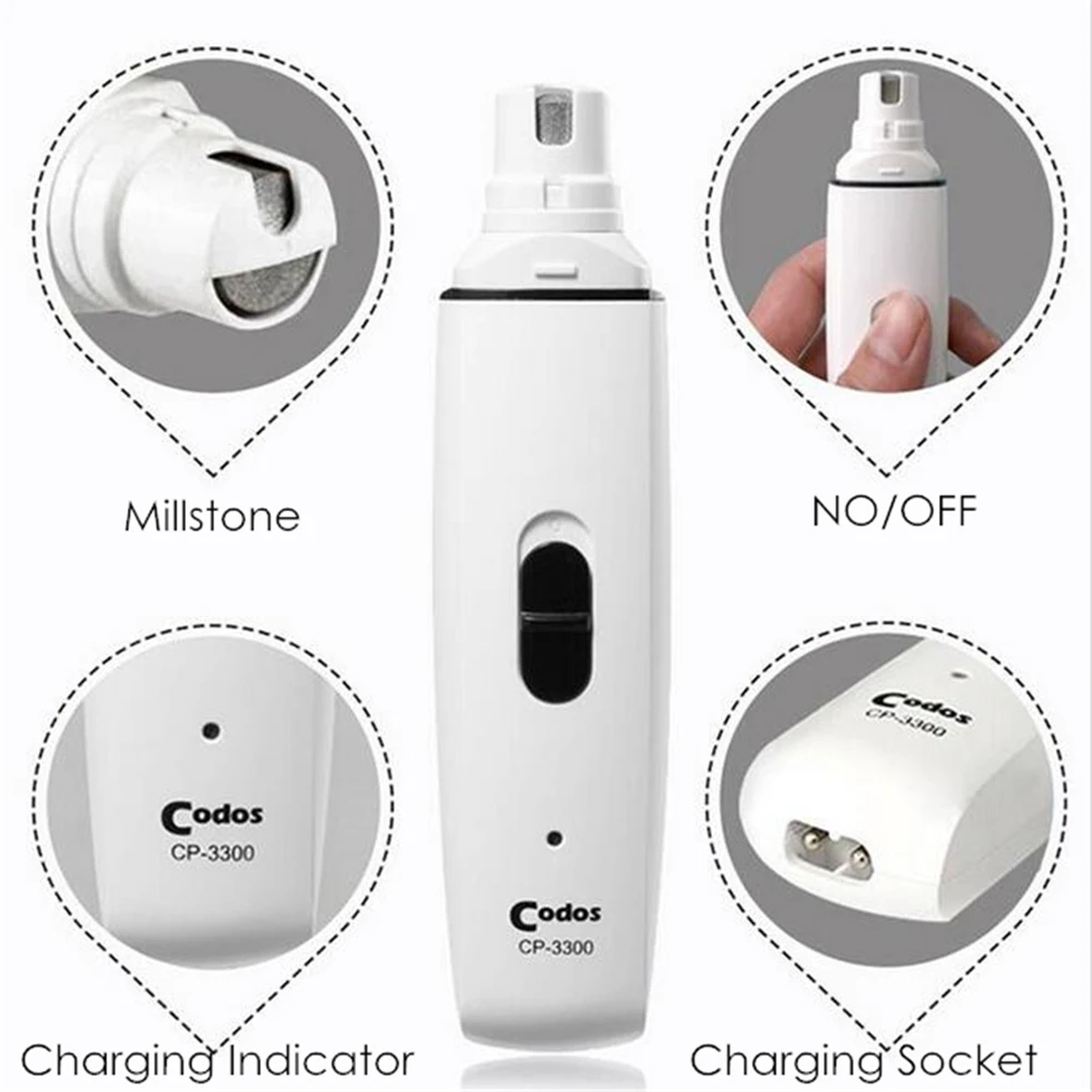 Codos CP3300 Professional Pet Dog Cat Electric Claw Nail Grinder