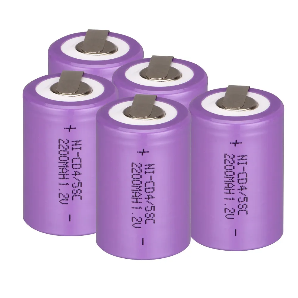 Anmas power 2-16 шт 1,2 V 4/5 SC Sub C 2200mAh Ni-CD nicd Sub C аккумуляторные батареи фиолетовый