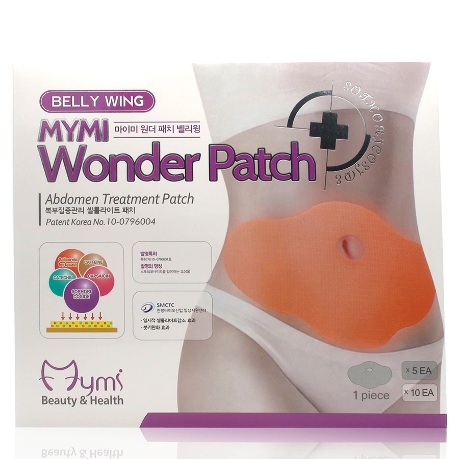 

10Pcs MYMI Wonder Slimming Patch Belly Abdomen Weight Loss Fat burning Slim Patch Cream Navel Stick Efficacy Strong C321