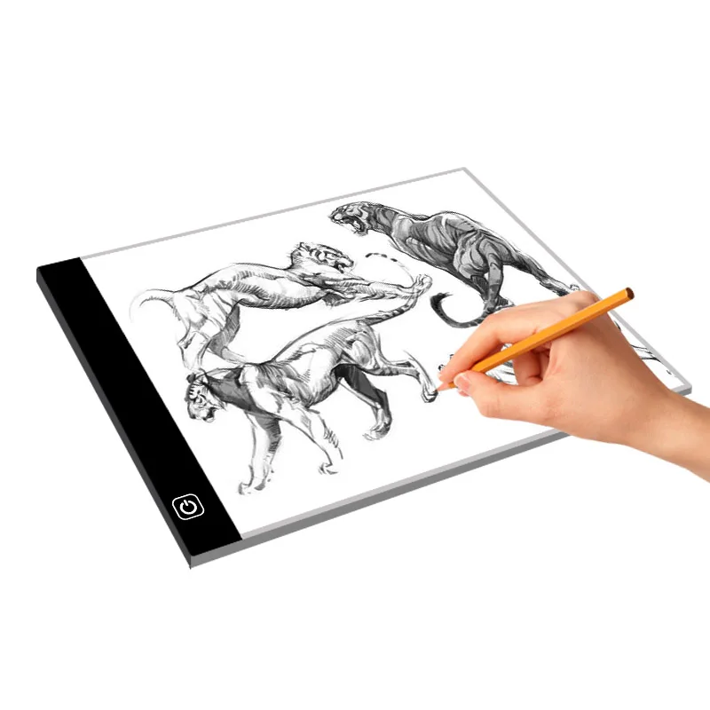

Original Digital Tablets A4 LED Graphic Artist Thin Art Stencil Drawing Board Light Box Tracing Table Pad Three-level For Copy