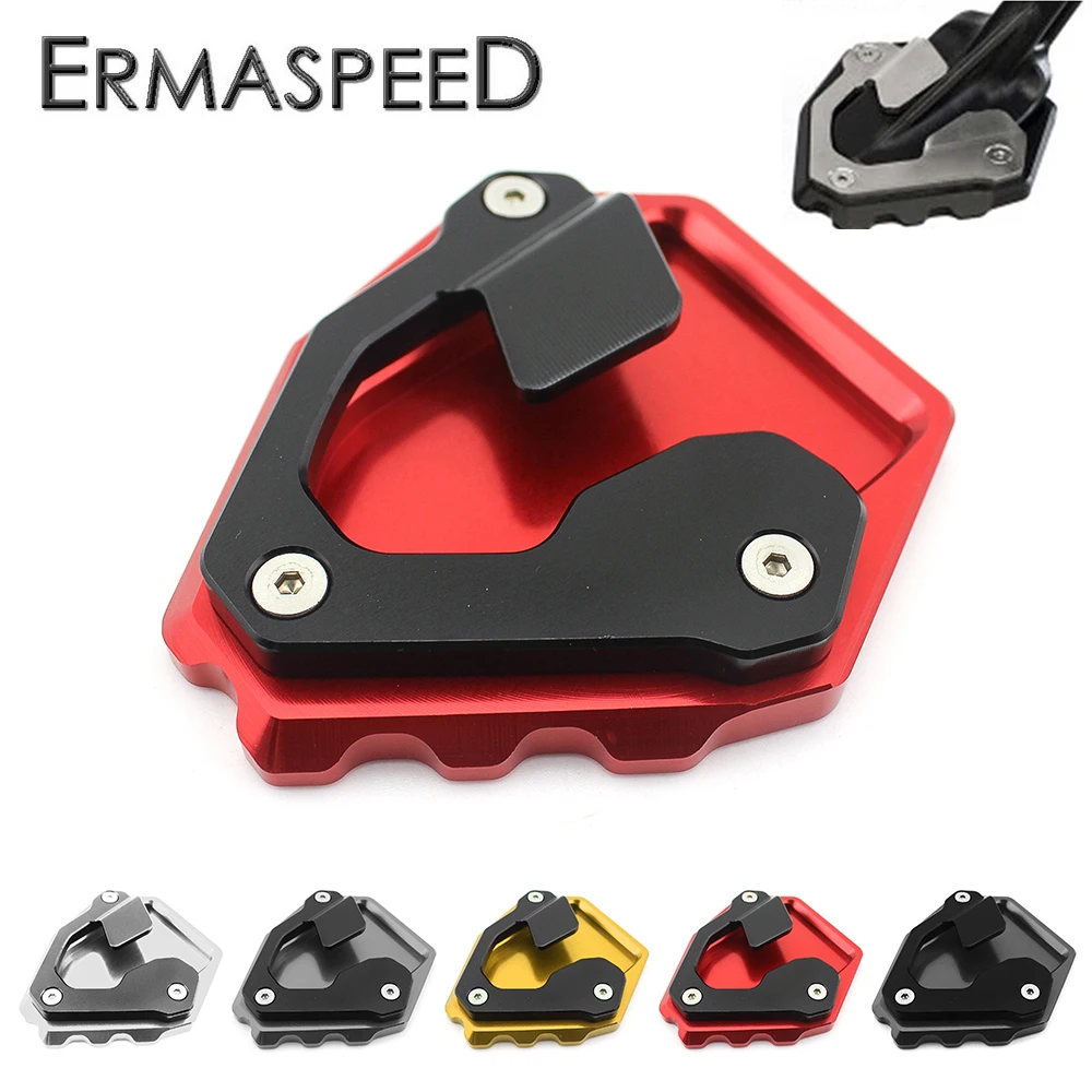 CNC Aluminum Motorcycle Kickstand Enlarger Plate Side Stand Enlarge