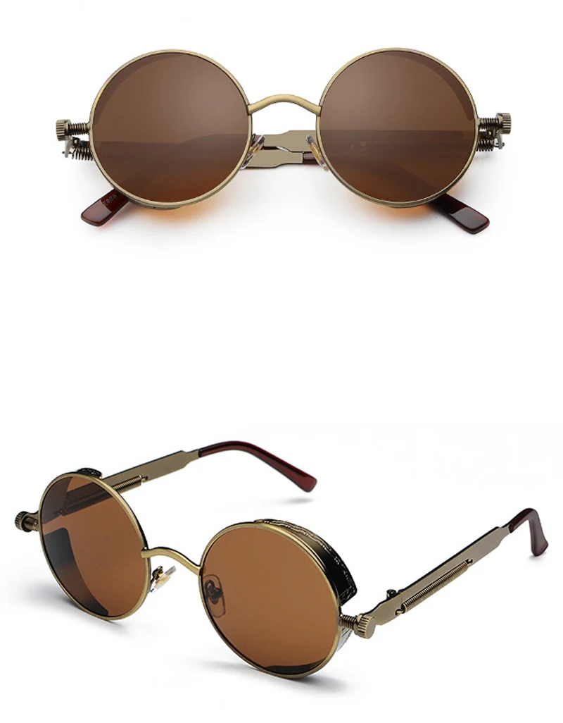 retro steampunk round sunglasses (1)