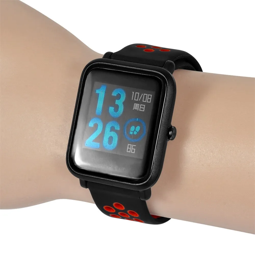 Стильный ремешок на запястье для Amazfit Ретро сменный Браслет Легкий вентилируемый для Xiaomi Huami Amazfit Bip Молодежные часы L0522