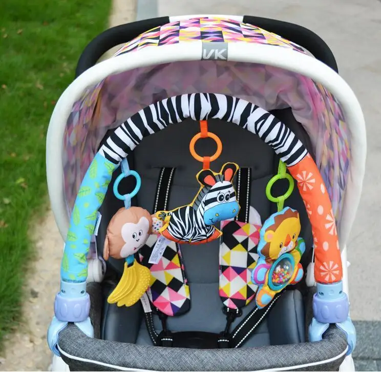 Горячая Распродажа Прекрасный коляски станок автокресло детская кроватка висит игрушки Детские Играть путешествия новорожденных детские