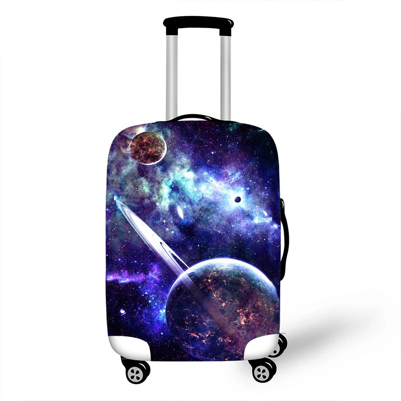 006 Новое поступление с принтом Galaxy крышка багажного отделения до 18-32 дюймов чехол на колесиках защитный чехол эластичный пылезащитный чехол Аксессуары для путешествий - Цвет: 006