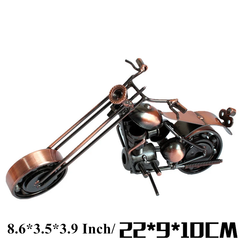 VILEAD железная винтажная модель мотора Ретро фигурка мотоцикла новогодний домашний декор красота сувениры миниатюры для Chritsmas подарок