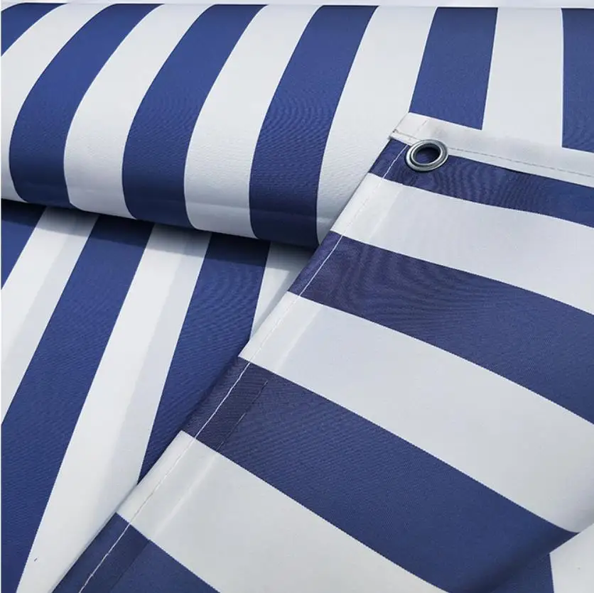 

Customize 2mx1m house awning tarpaulin,canvas, waterproof,rainproof tarp, outdoor striped sunshade cover.