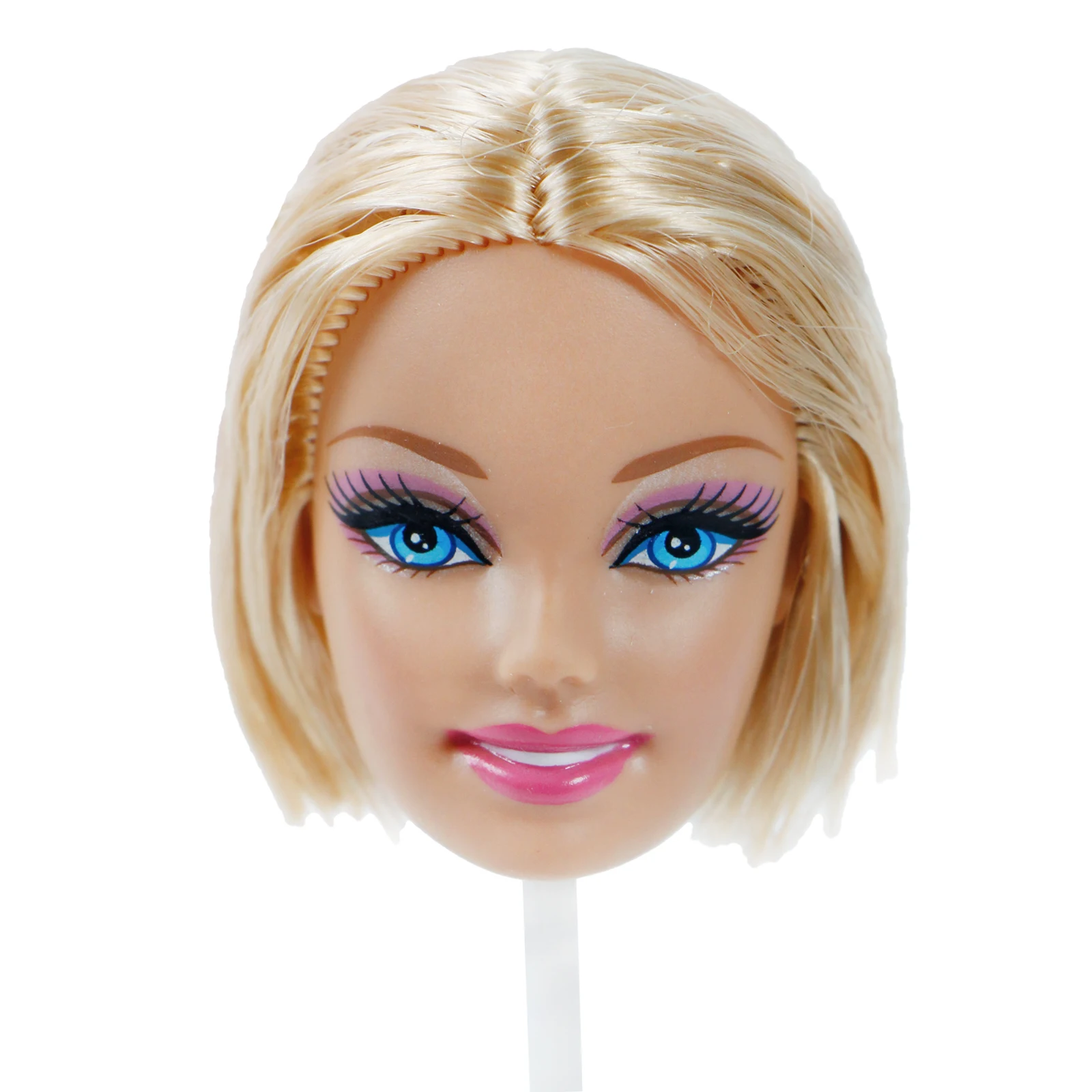 Высокое качество модная кукла голова смешанный стиль макияж лицо прямые вьющиеся волосы DIY кукольный домик аксессуары для 1" Кукла Детская игрушка