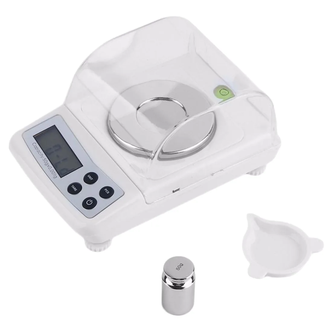 

50g/0.001g LCD Digital Jewelry Scales Lab Weight High Precision Scale Medicinal Use Portable Mini Electronic Balance