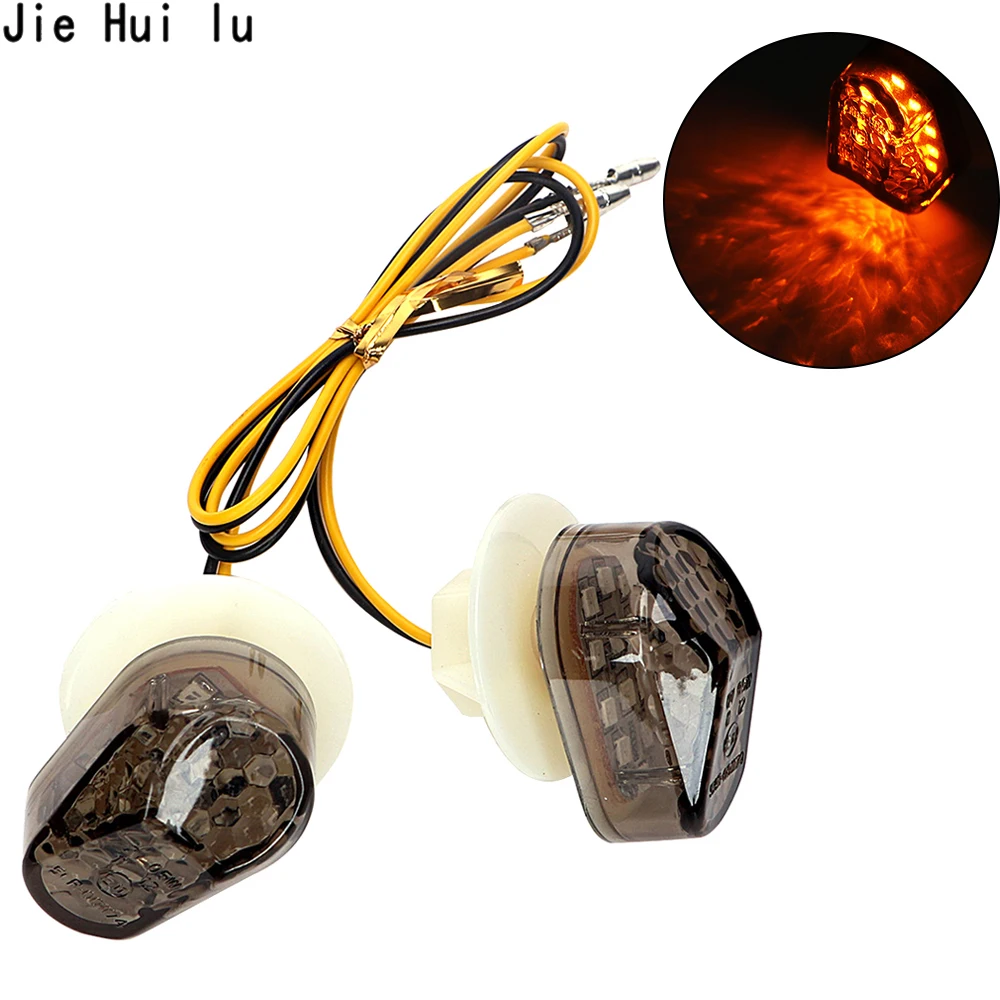 

Motorcycle Turn Signal Flush Mount LED Indicator Light Moto Flashing For Yamaha YZF R1 R6 YZF R6S FZ1S FAZER 1000 FZ6S FAZER 600