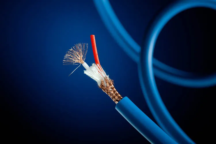 Cable de Audio HiFi MPS E-310 99.9997% OFC + Chapado en plata, cable de audio RCA, cable de altavoz de graves XLR, 1 metro ► Foto 2/6