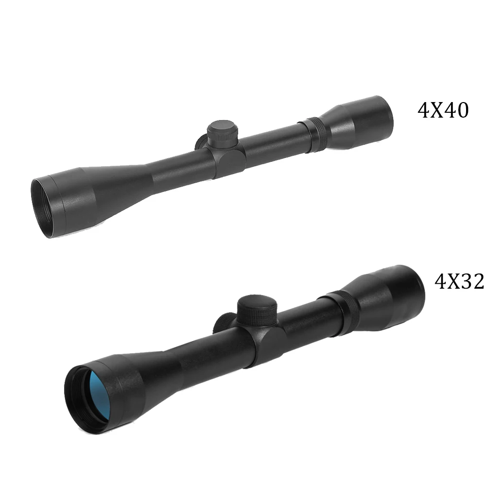 

4x32 Hunting Riflescope 4x40 Optics Rifle Scopes Tactical Riflescope 4x Reticle Rifle Sights Long Eye Relief Scope Snipe