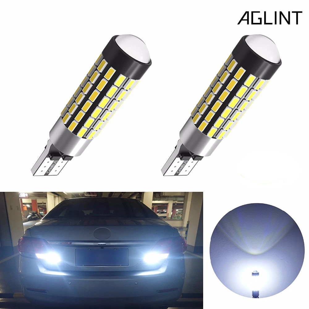 AGLINT 2PCS CANBUS Error Free LED T10 W5W 194 168 Car Lights 3014SMD 78LEDs Auto Clearance Bulb Parking Light White 12-24V | Автомобили и