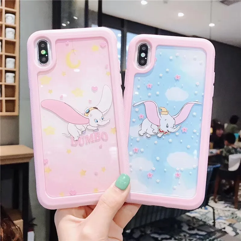 Высококачественный компактный чехол из поликарбоната с принтом слона для iPhone XR XS