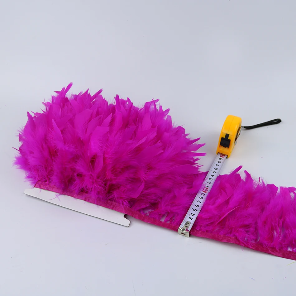 4 rose chandelle turkey feather trims 5