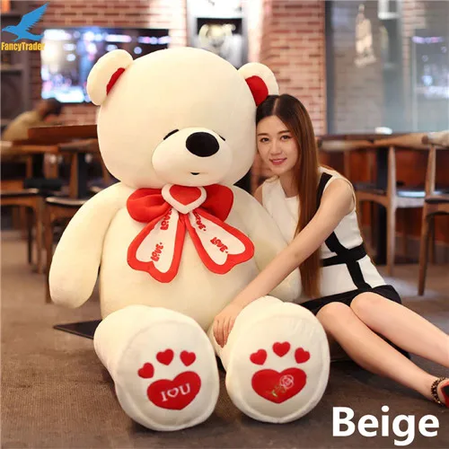 Fancytrader Giant Teddy Bear Stuffed Big Plush Valentines Day Bear I Love You Toys Animals Great Gift for Kids & Lover FT16401 (7)