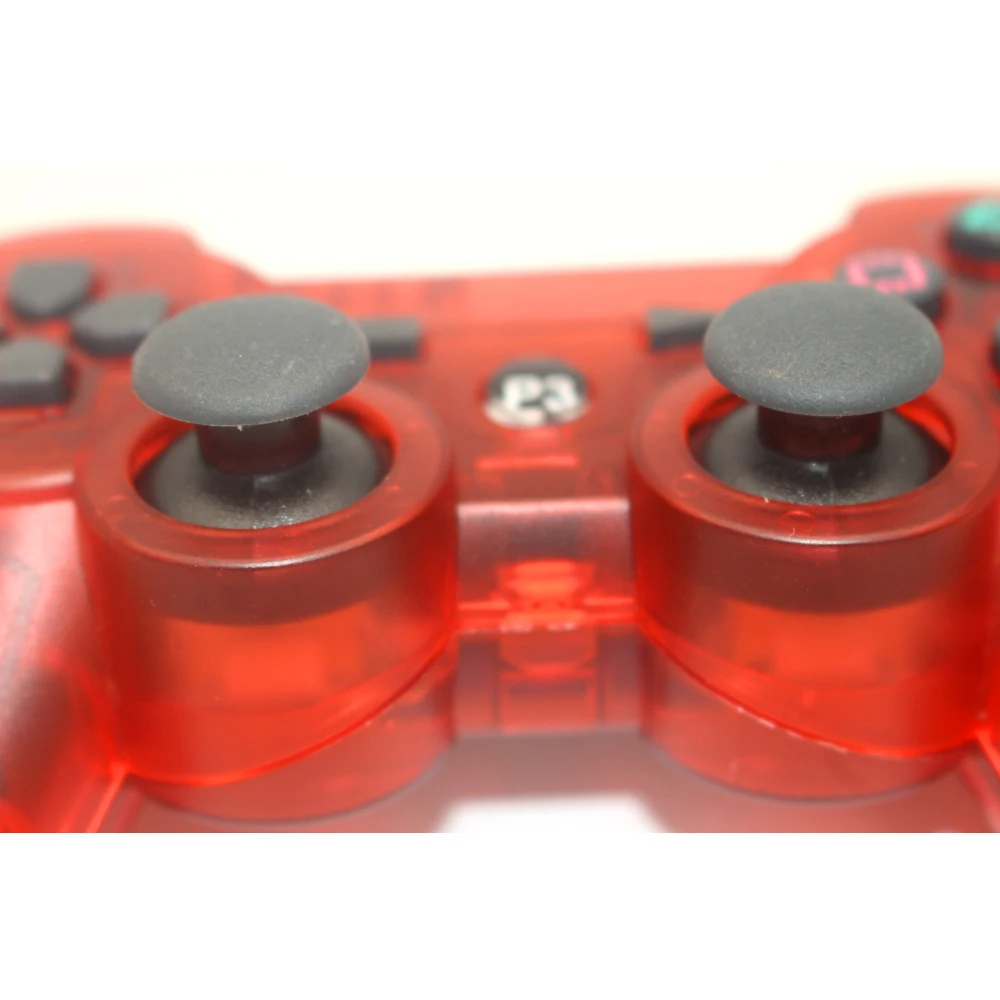 Беспроводной прозрачный цветной Bluetooth Контроллер JIELI для Sony PlayStation Dualshock 3 PS3