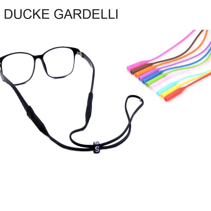 News Adjustable button High Elastic Anti Slip Silicone Sunglasses