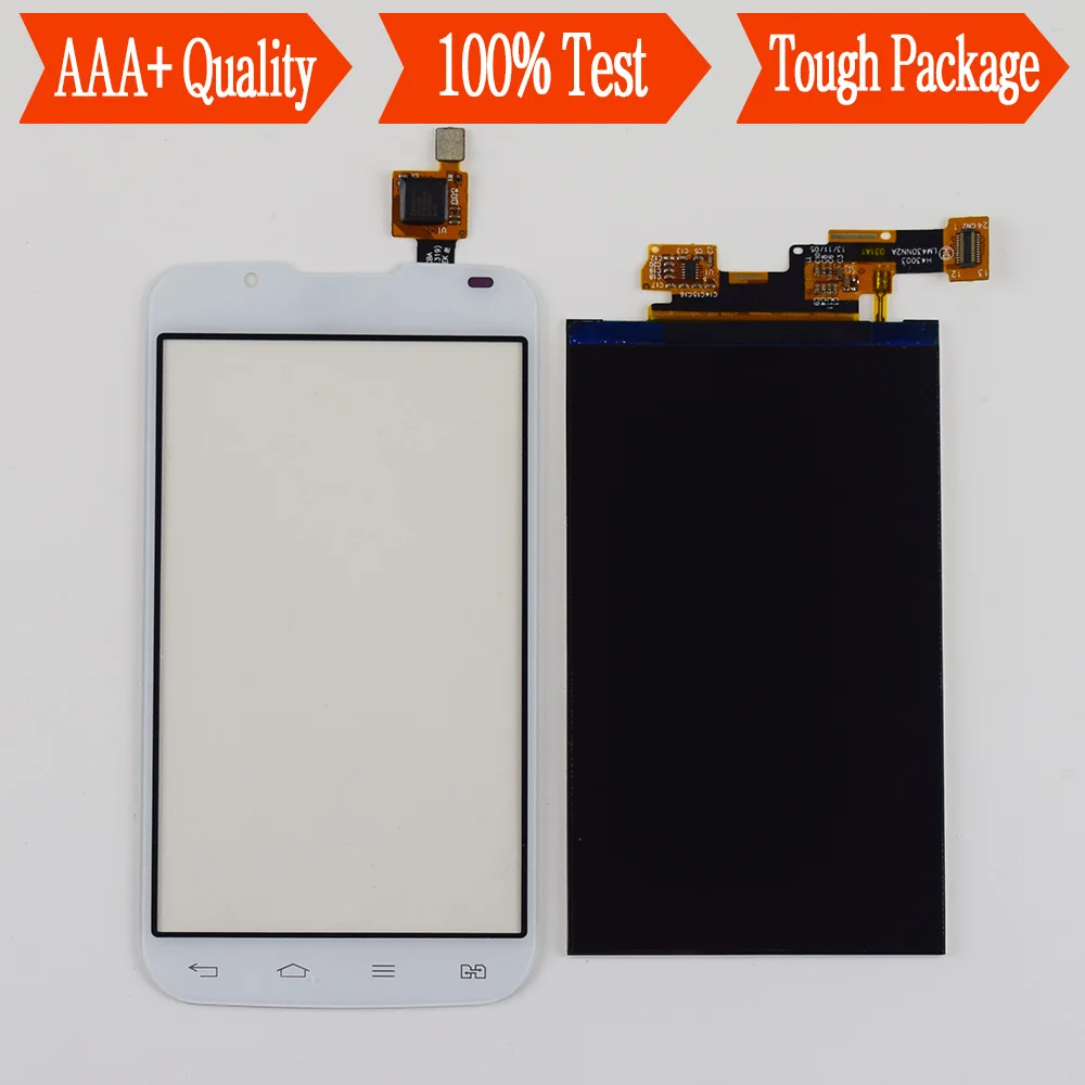 Для LG Optimus L7 II 2 Dual P715 сенсорный экран дигитайзер Сенсорное стекло + ЖК-дисплей