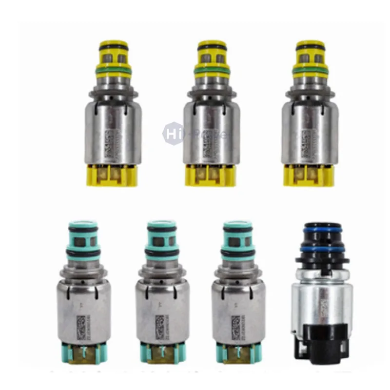 OEM NEW 7pcs 6T40E 6T40 6T45 6T50 6T45E Auto Transmission Solenoids for