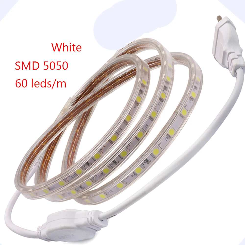 Водонепроницаесветодиодный СВЕТОДИОДНАЯ лента SMD 180 5730 2835 5050 в 5630 220 В|rope light|led strip