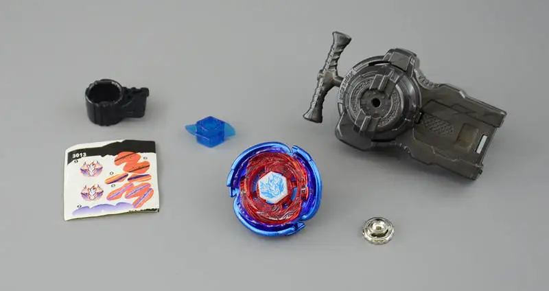 Cosmic Pegasus / Big Bang Pegasis F:D Blue Wing Spinning Top with Beylauncher-LR