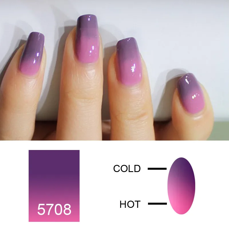 Saviland 10 мл гель лак для ногтей Температура ногтей изменения thermo Лаки настроение Цвет УФ-лак для ногтей Soak Off 1 шт