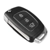 Dandkey Replacement Key Shell 3 Buttons For Mistra Hyundai Solaris Ix35 Ix45 Series 2 Verna Flip Folding Key Case ► Photo 3/6
