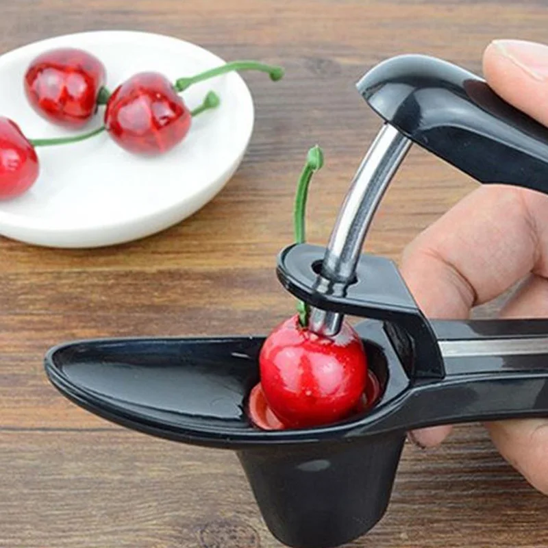 JX-LCLYL Handheld Cherry Olive Pitter Remover Corer Stone Seed Squeeze Grip Kitchen Tool
