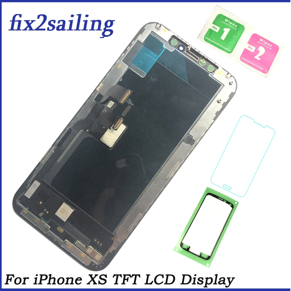 

100% Tested Working LCDS Display For Apple iPhone XS TFT LCD Touch Screen Digitizer Assembly Replacement parts for XS with gift