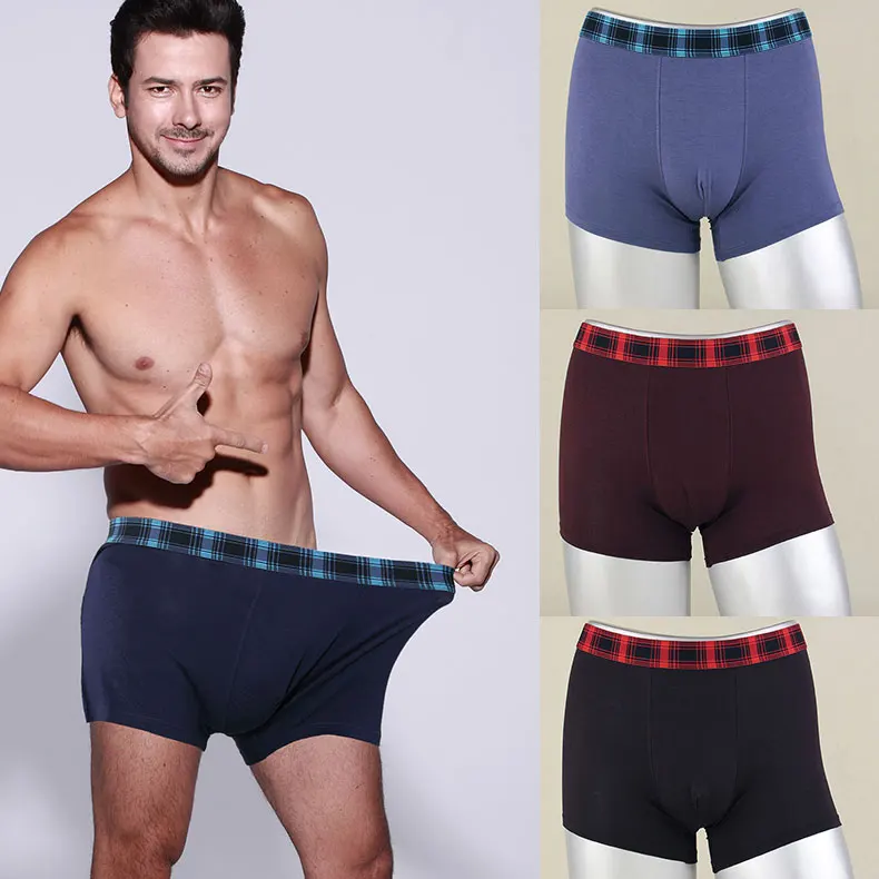 Free shipping 8XL Underwear Men 4XL 5XL 6XL 7XL Flat Feet Panties Size
