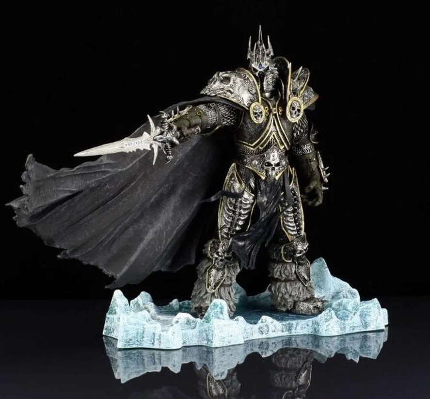 

21CM HOT WOW DC7 FALL OF THE LICH KING ARTHAS ACTION FIGURE Model Toy Famous Game Character WOW