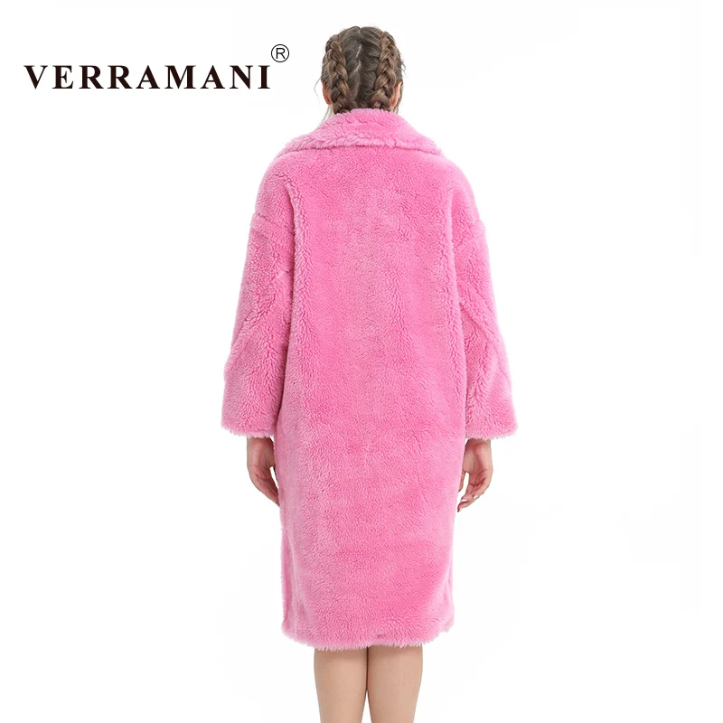 Pardessus Femmes Mode Manteau De Femme Bleu camel rose Verramani Long Veste Laine blanc Chaud rouge Marine Outwear Doux D'hiver noir WPE6d6w0q