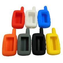 A9 силиконовый чехол для ключей Starline A6 A9 A8 A4 двухсторонняя Автомобильная сигнализация ЖК-пульт дистанционного управления брелок крышка