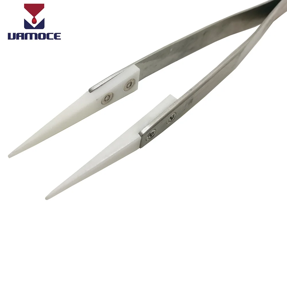 ceramic tweezers.