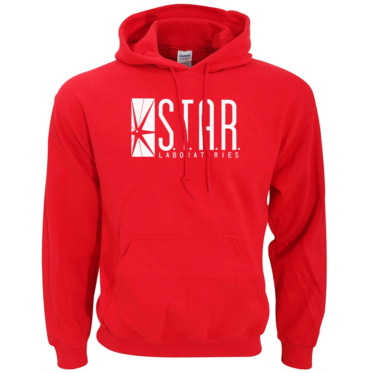 Горячая Распродажа STAR S.T.A.R. labs модная брендовая одежда, теплая флисовая Высококачественная Мужская толстовка с капюшоном, весенне-зимние стильные мужские толстовки - Цвет: Красный
