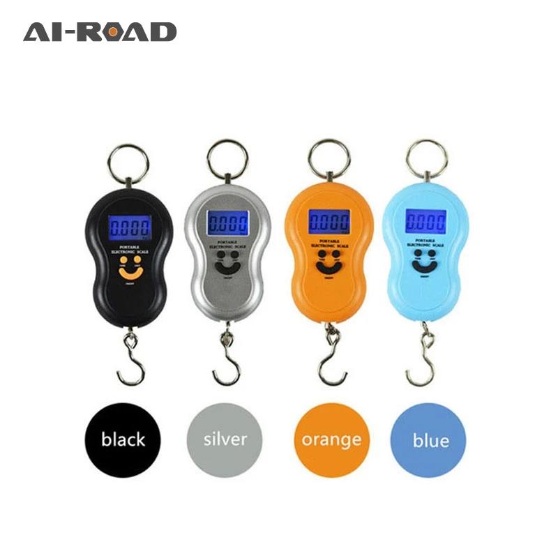 

50Kgx10g Digital Hanging Scale Gourd Shape Pocket Electronic Scale Luggage Handheld LCD Backlight Weighing Scale