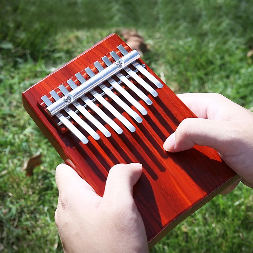 Пианино с бесплатной надписью на 10 клавиш пианино Mbira Kalimba Likembe Африканским