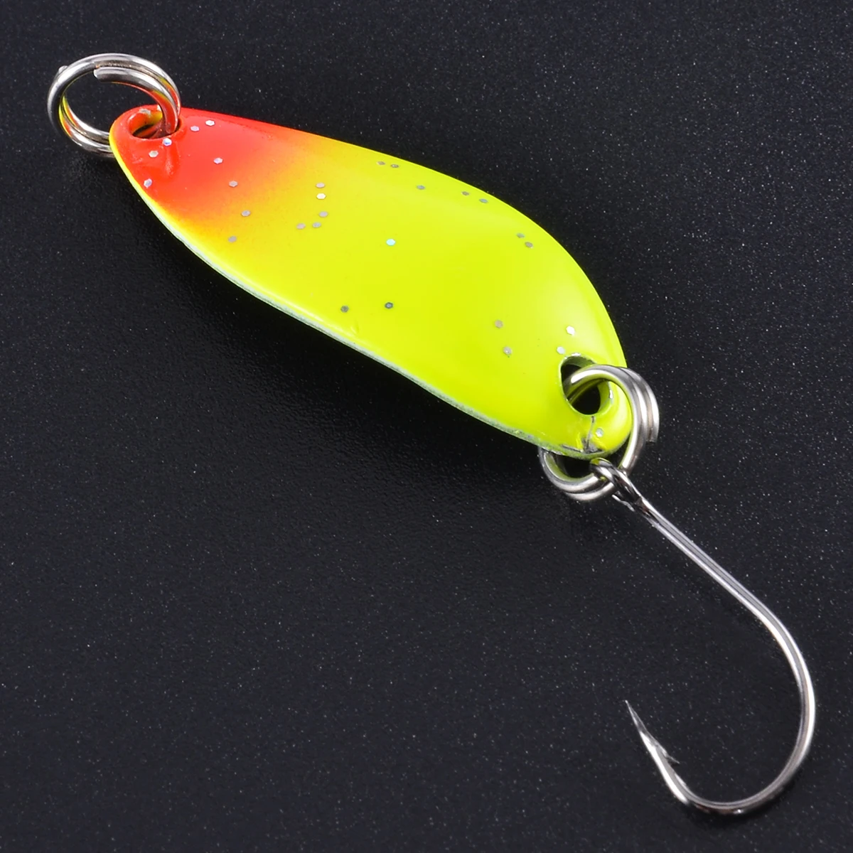 5Pcs Sequin Spoon Fishing Lures 3.3cm/3g Wobbler Baits  Mini Trout Blinker Hard Baits Crankbait Artificial Baits Fishing Tackle