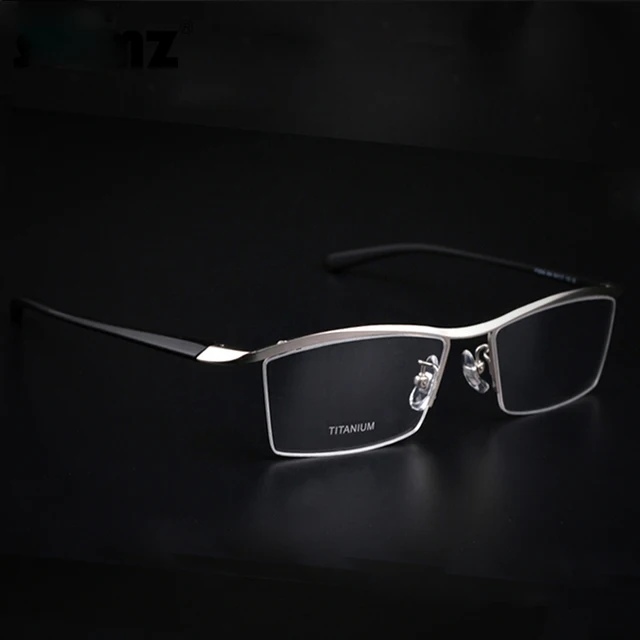 2017 Fashion Titanium Rimless Eyeglasses Frame Brand Designer Men