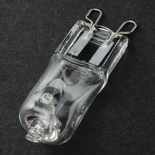 100 шт. G9 220V 40W 3000-3500K теплый белый галогенная лампа светильник Глобус лампы