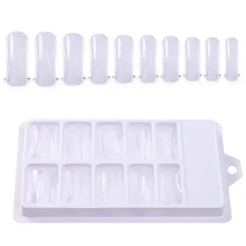 

100pcs/Box Quick Building Poly Gel Mold False Tips Nail UV Extension Builder DIY