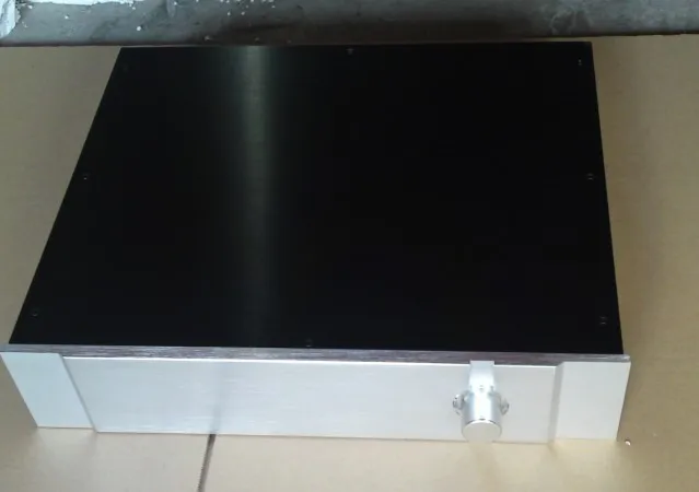 B 030 CNC чехол для корпуса из алюминия DIY аудио усилителя мощности 430 мм * 90 362 430*90*362