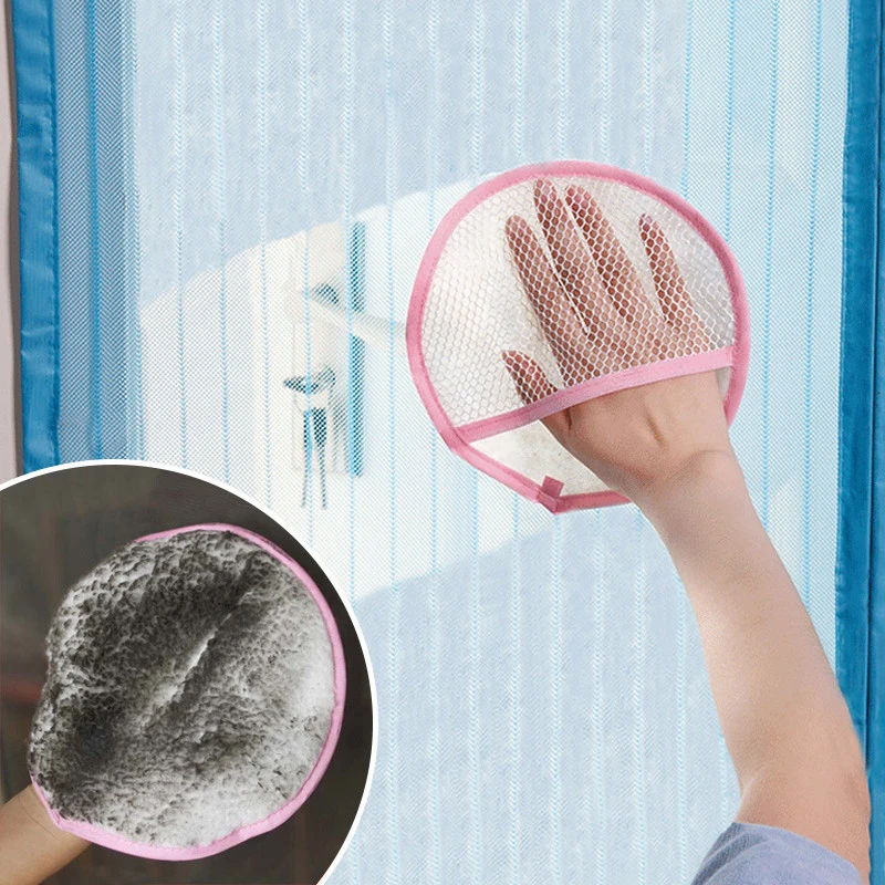 

Polyester Curtain Cleaning Cloth For Screen Window Car Glass Dust Removing Gloves Water Absorption Lint Thickening Kitchen Tools