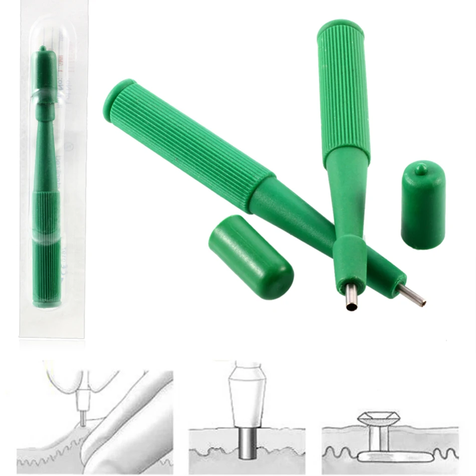 1PC Sterilized Disposable Biopsy Dermal Punch Punches Body Piercing