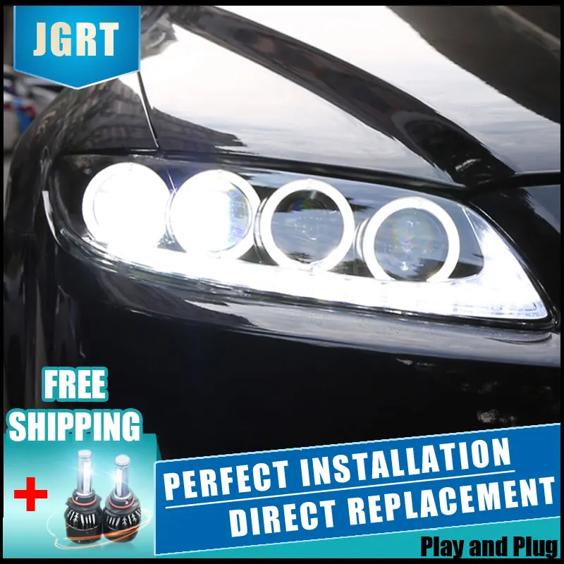  2PCS LED Headlights For Mazda 6 2003-2014 Car Led Lights Double Xenon Lens Car Accessories Daytime  - 32903976582