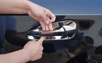 

Chrome Side Door Handle Bowl Cover Trim 4pcs For Mercedes Benz C Class W204 2010 2011 2012 2013