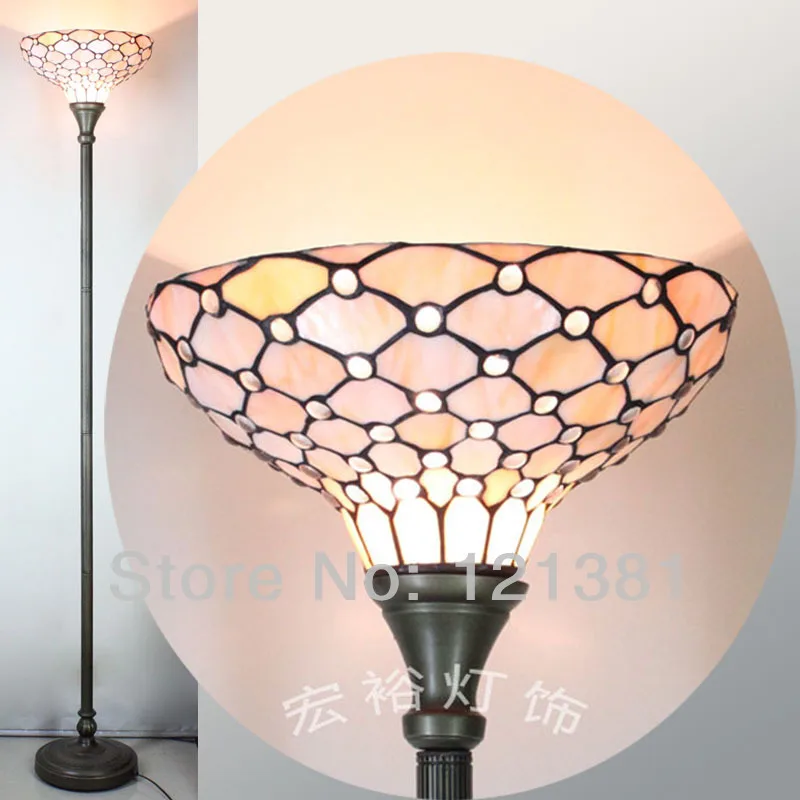 Antique European Style Tiffany Clear Beads Torchiere Lamp Antique European Style Tiffany Clear Beads Torchiere Lamp Living Room Floor Light Stained Gl Lampshade Uplighter W14 In Lamps From Lights